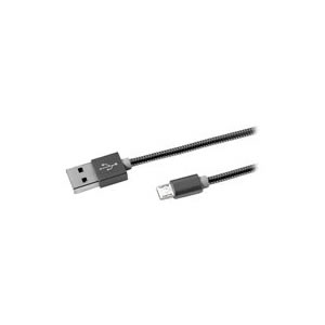 Celly Cable Micro Usb Metal Plateado